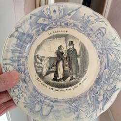assiette parlante diam&egrave;tre 19,5 cm choisy-le-roy mon mari et malade