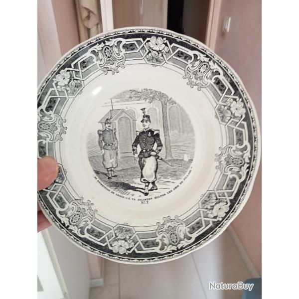 assiette parlante diam�tre 20 cm brimborion