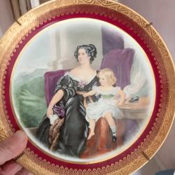 assiette en porcelaine de limoges diam&egrave;tre 24 cm