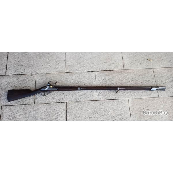 Authentique fusil � silex mod�le 1777 AN IX Turin