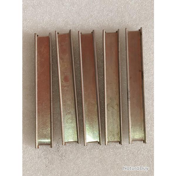 Lot 5 Lames clip chargeur pistolet Steyr 1912