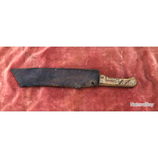 WW1 WW2 COUPE-COUPE DE TIRAILLEUR NOMINATIF ET PERSONNALIS� ETHNIE DOGON