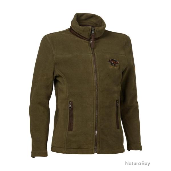 Blouson polaire enfant kaki Kaki 8A