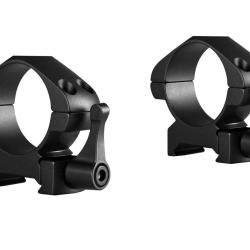Colliers pour lunette Hawke Precision 30 mm - Medium - Weaver &agrave; levier
