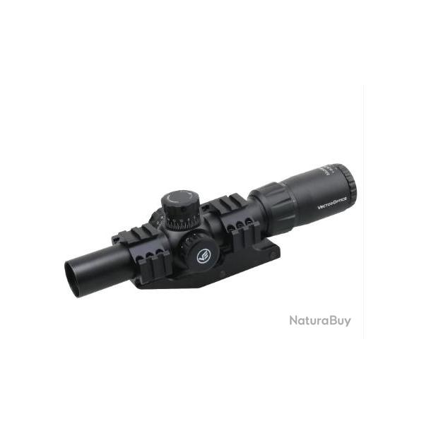 Lunette Vector Optics Mustang 1-4x24 SFP Ret. M-4RD R