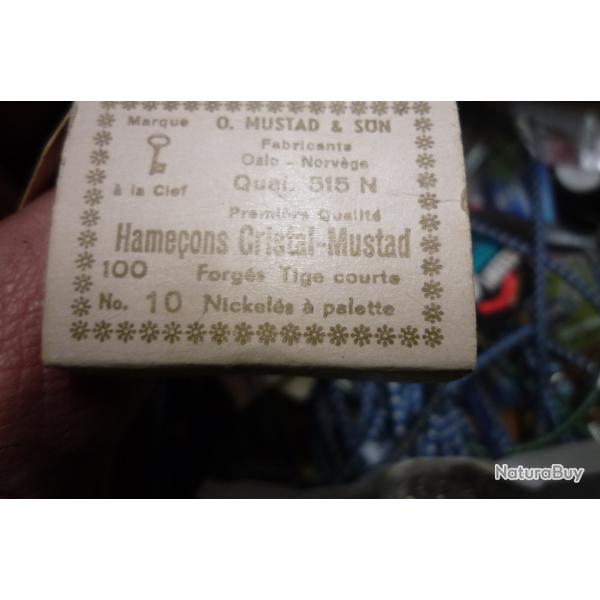 Hamecons blancs mustad par 100