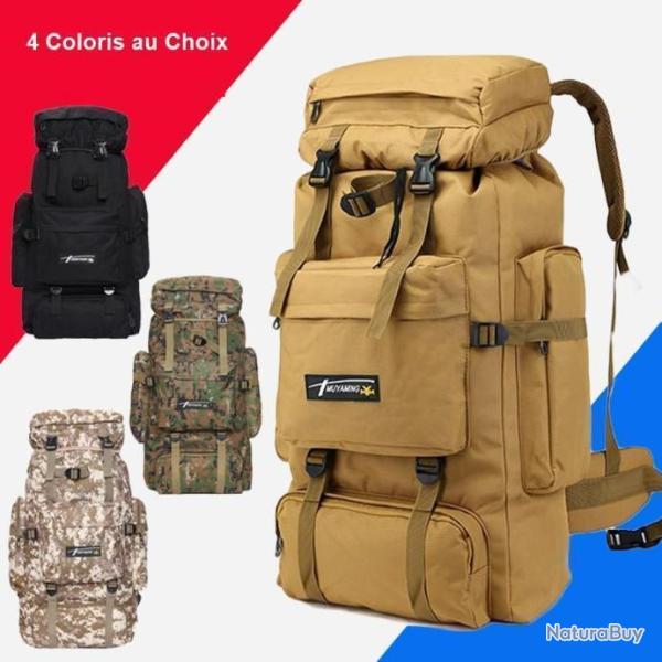 Sac � Dos Camouflage Grande Capacit� 70 L - 4 Coloris - Randonn�e - Camping - LIVRAISON GRATUITE