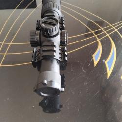 Vends lunette westhnter HD 1-6-24 tir illumin&eacute; rouge ou vert avec montage picatinny 21 _ prix 110�