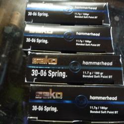 Balles 30.06 en 180 gr par 80 cartouches