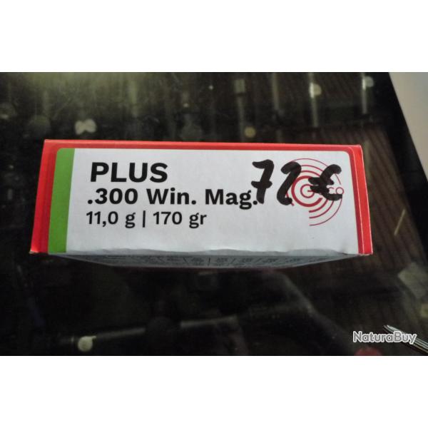 Balles GECO plus en 300 wm par 40 cart