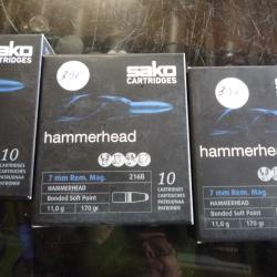 Balles SAKO en 7rm boite de 10 vendu par 3 boites