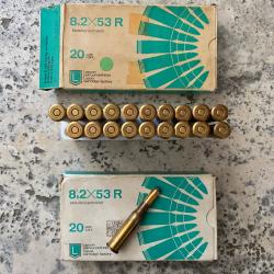 1 lot de 40 munitions calibre 8,20x53R