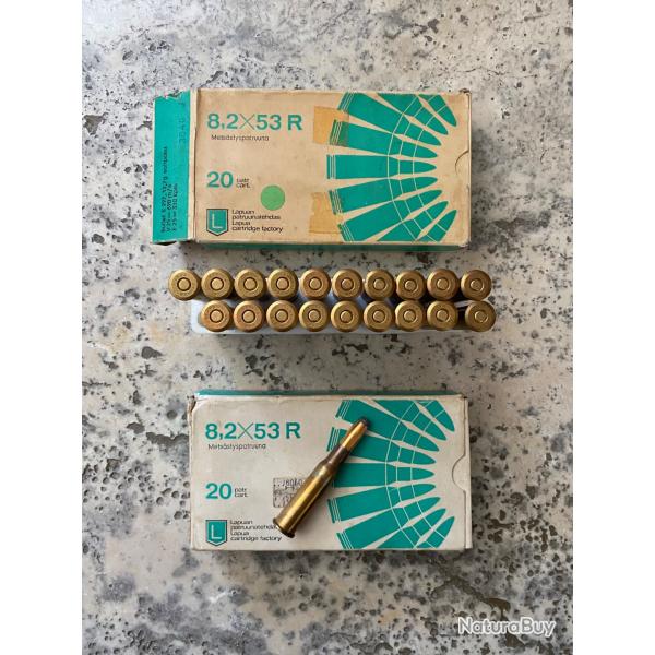 1 lot de 40 munitions calibre 8,20x53R