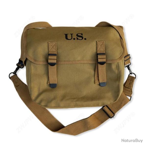 Sacoche Besace Musette Field M 36 - sac � dos WW2 US ARMY Seconde Guerre Mondiale LIVRAISON GRATUITE