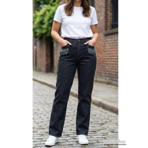 Jean Femme Mayflower Bleu Stone Stretch Coupe Moderne