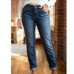 Jean 5 poches coupe droite stone used AXF012