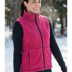 Gilet sans manches en polaire reversible SH1188