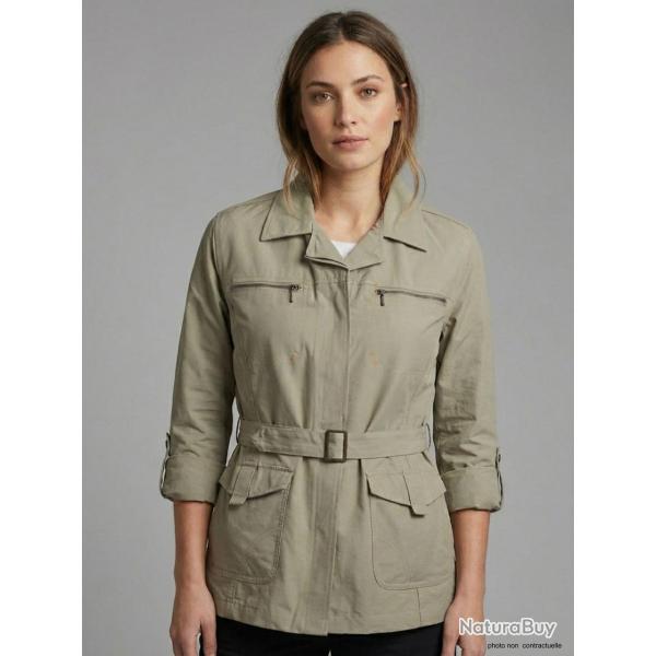 Veste Saharienne Rando Femme Ogalo SE9042 "Foug�re" Coloris Lichen 2
