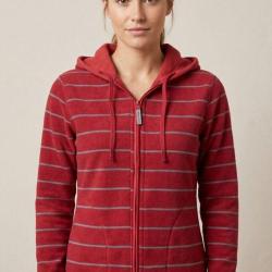 Veste Polaire Femme &agrave; Capuche "AH1185R" Rouge (Axxano) 3