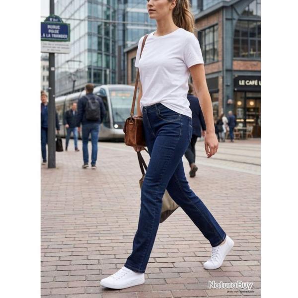 Jean Femme Tissu Stretch Audrey1 Coupe Droite Ajust�e Mayflower
