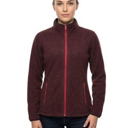 Veste Polaire Femme Balkan1 Bordeaux Ultra Chaude Mayflower