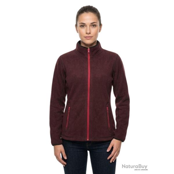 Veste Polaire Femme Balkan1 Bordeaux Ultra Chaude Mayflower