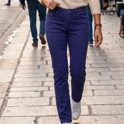 MAYFLOWER CLAUDIA2 Pantalon femme Bleu Stone Ultra Stretch pour un confort denim total