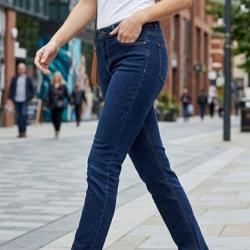 Jean Femme Tissu Stretch Louna1 Bleu Stone Used Mayflower