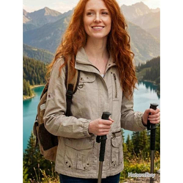Veste Saharienne Femme Mayflower NancyB Beige