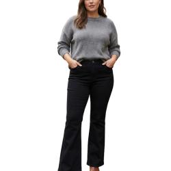 Jean Femme 5 Poches Axxano Noir Lav&eacute; Confort Stretch Style