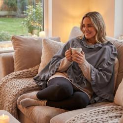 Ch&acirc;le / &Eacute;tole Femme en Polaire Gris (Mod&egrave;le Chale1G)