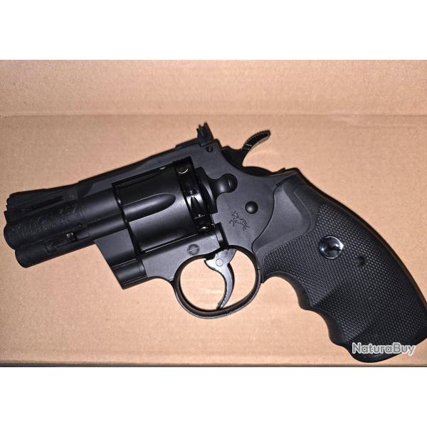357 Colt PYTHON  2.5" + 5 barillets (10 coups) Calibre 4,5 mm - Plombs ou BBs