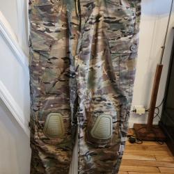 pantalon de chasse camo avec renfort aux genoux