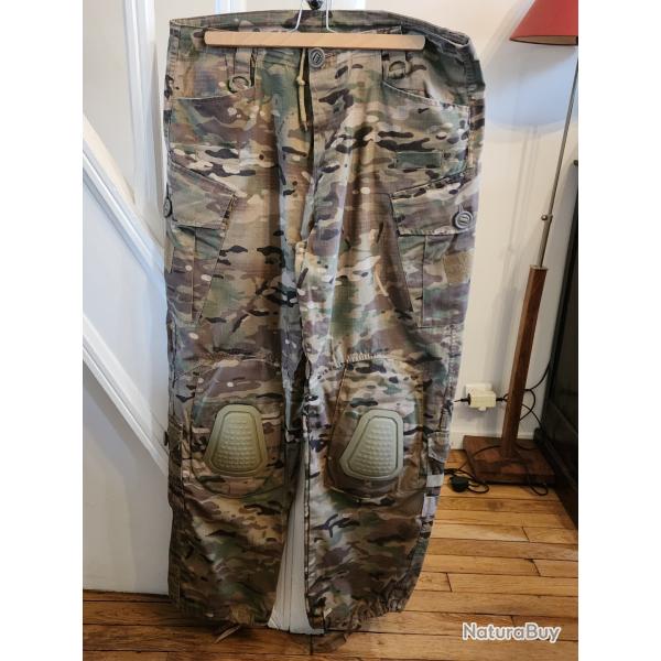 pantalon de chasse camo avec renfort aux genoux
