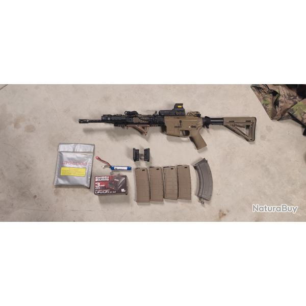 M4 magpul avec accessoires