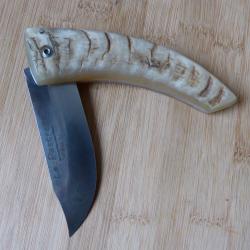 Couteau pliant r&eacute;gional Corse LO PASTRE Eric Muzard Thiers France Comme neuf