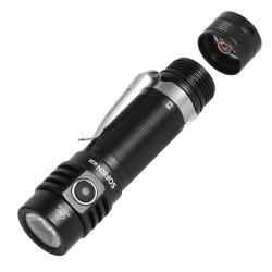 Lampe LED SC18 1800lm Compacte USB C Tactique Ext&eacute;rieur Faisceau Longue Port&eacute;e Sofirn