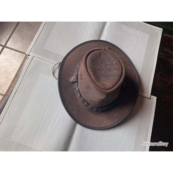 Chapeau en cuir Australia, pas de prix de r�serve