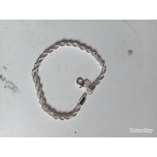 bracelet  en argent 925 longueur 20 cm neuf