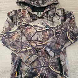 Sweat &agrave; capuche camouflage Percussion - 6 ans 116cm