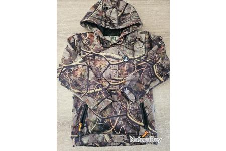 SWEAT CAPUCHE ENFANT YAMAHA CAMOUFLAGE ESSEN