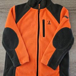 Veste polaire orange et verte Percussion - 6 ans 116cm