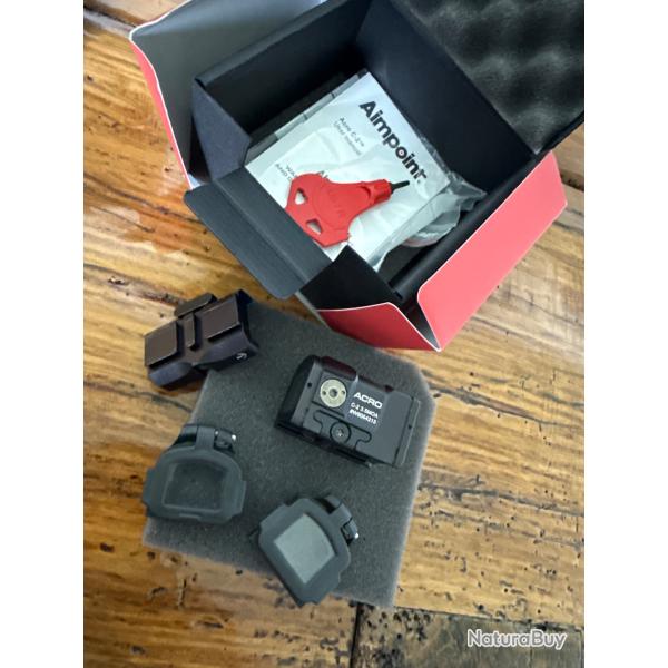 Ampoint Acro C2 + Bonnettes + Embase