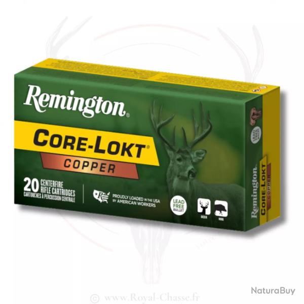 20 balles CORE-LOKT COPPER HP Cal.300WM 180Grs REMINGTON