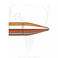 100 ogives Cal.35 D.358 200Grs INTERLOCK SP HORNADY