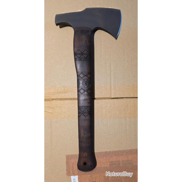 Hache Winkler Knives Hammer Combat Axe - Maple Tribal - 80CRV2