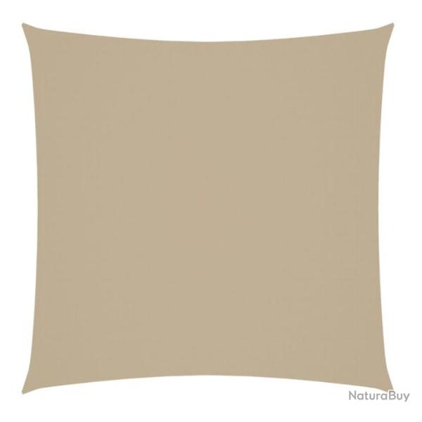 Voile parasol tissu oxford beige 2x2 m �tanche protection UV