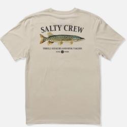 Salty Crew tee shirt euro pike bone