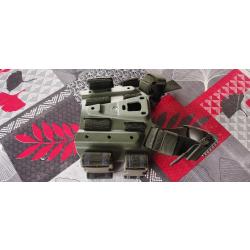 Plaque de cuisse tactique plate-forme vert - Blackhawk