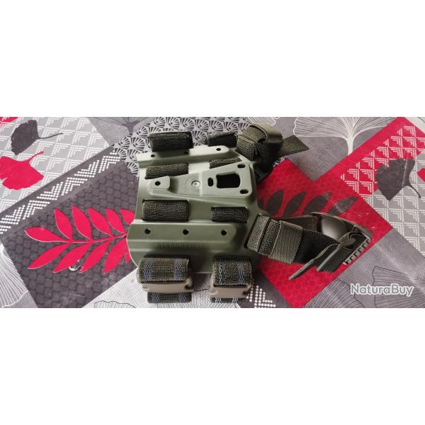Plaque de cuisse tactique plate-forme vert - Blackhawk